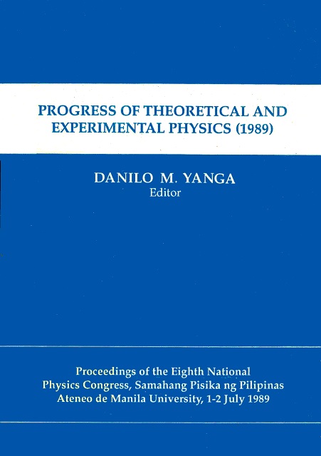 SPP 1989 Proceedings cover